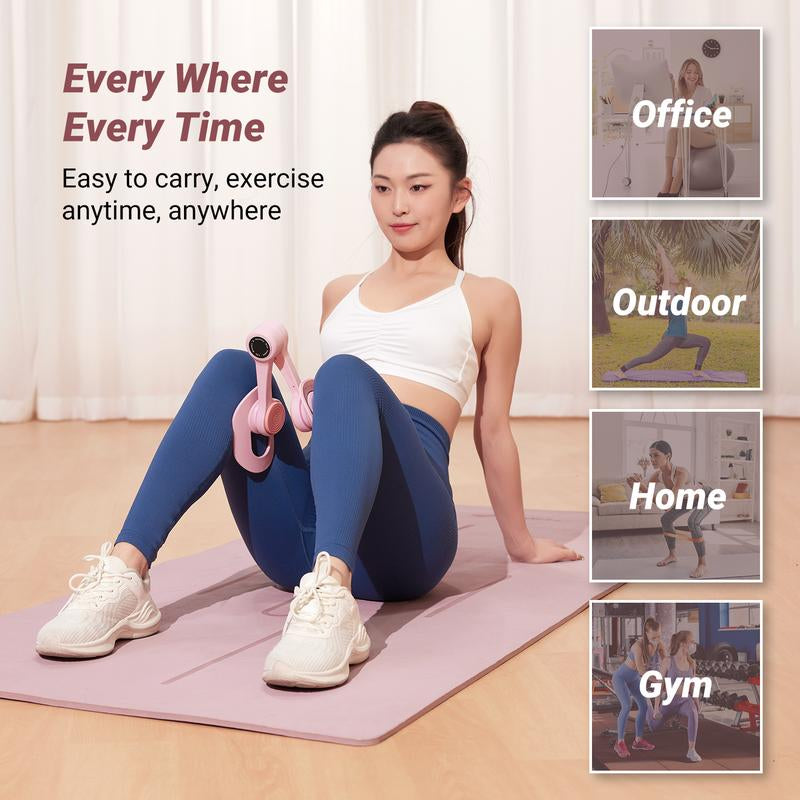 MERACH Thigh Trainer Home Fitness Equipment for Inner Thigh, Legs, Arms, Arm Trimmers Optional Versions: Standard, Strap, Smart Counter